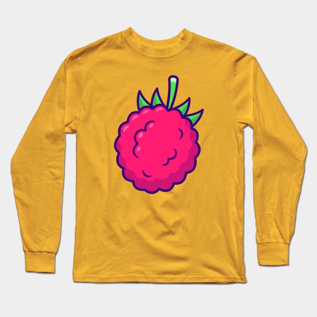 Lychee Fruit Cartoon Long Sleeve T-Shirt by Catalyst Labs